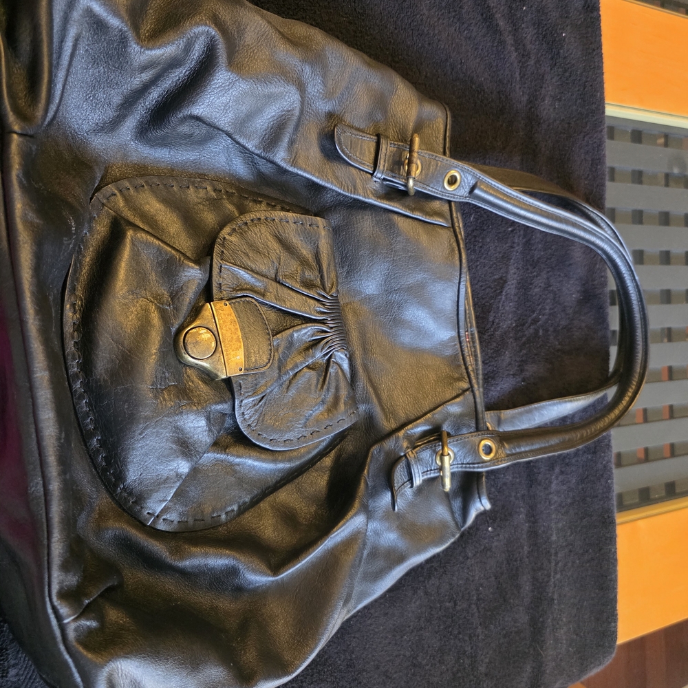 Kate Landry Black Hobo Bag